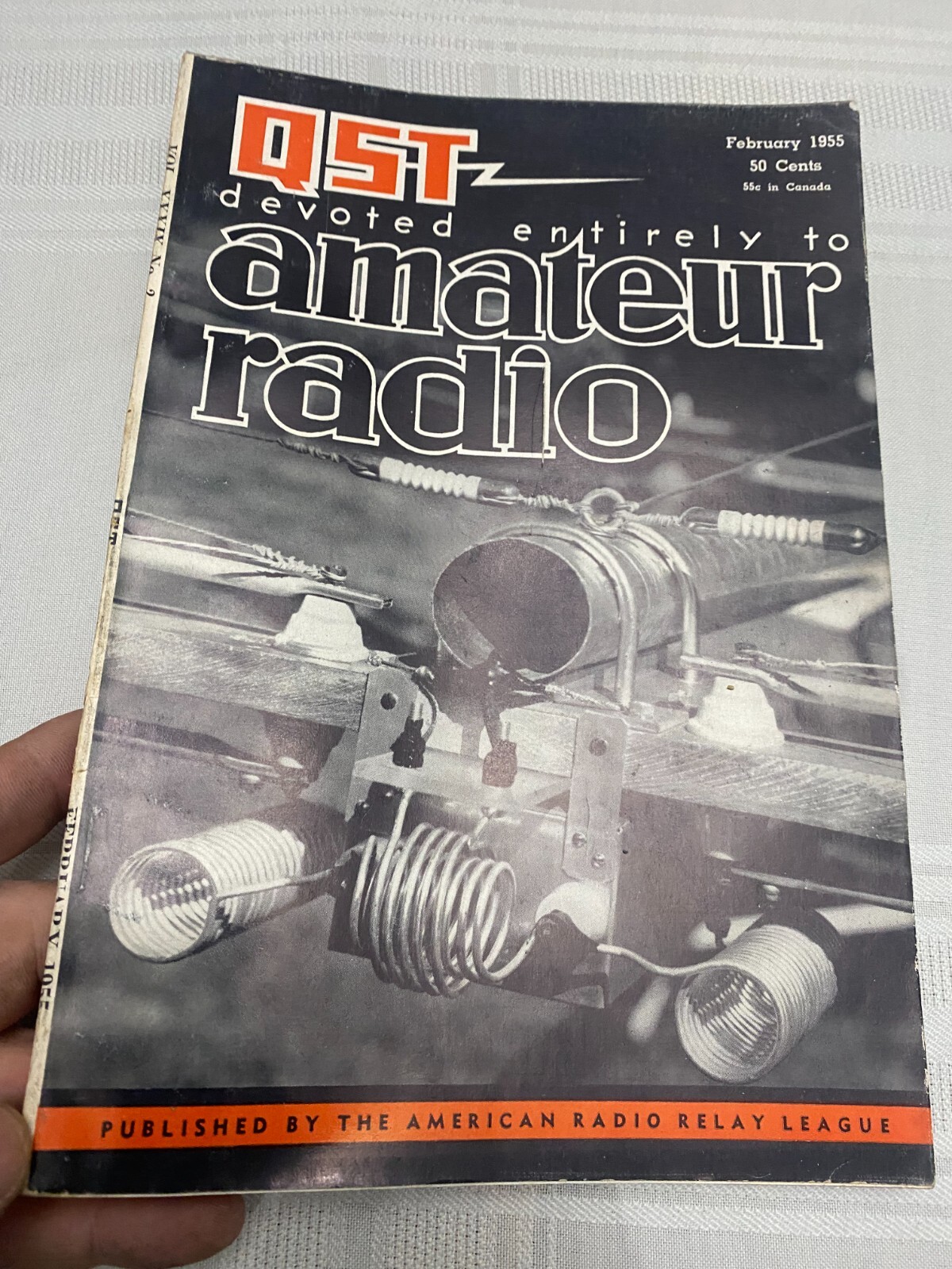 QST Devoted Entirely to Amateur Radio American Radio Relay League Feb 1955