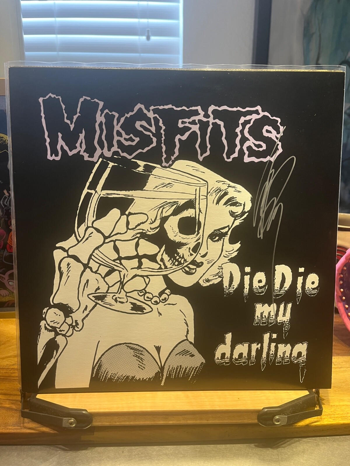 Misfits : Die My Darling signed vinyl autographed Danzig