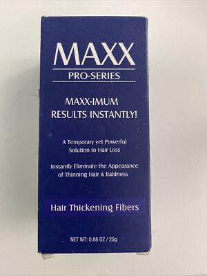 MAXX PRO SERIES Volumizing Hair Fibers Real Keratin for Thinning Hair - Dk Brown