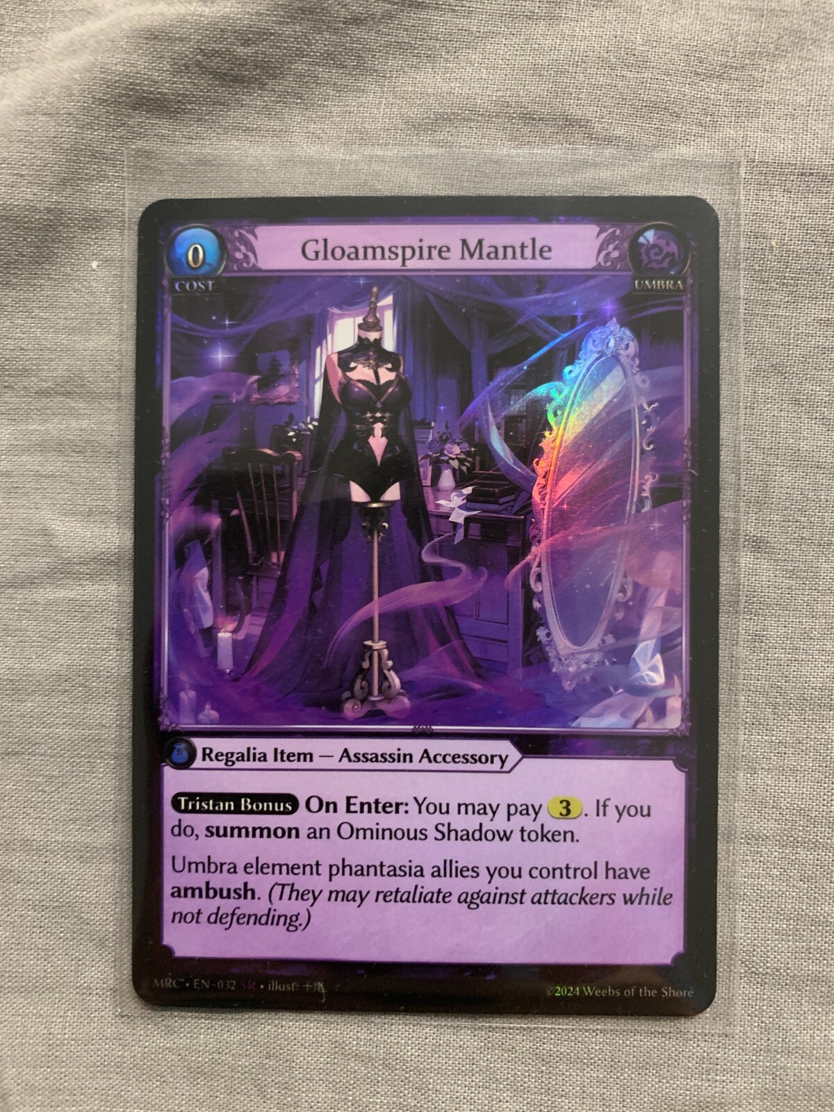 その他 Grand Archive TCG CSR Gloamspire Mantle その他 Grand Archive TCG CSR Gloamspire Mantle Gloamspire
