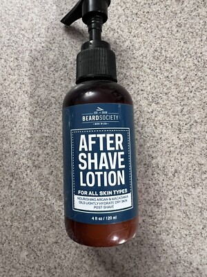 Beard Society After Shave Lotion 3/4 Full