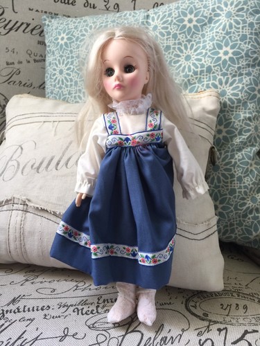 VTG 1975 Effanbee Doll Lot Of 2 Plastic Molded Bodies Character Dress Nostalgic
