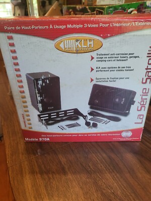 KLH 970A Main / Stereo Speakers