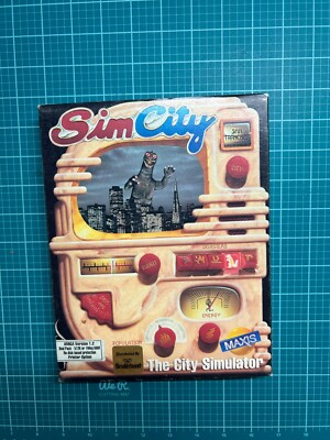 Sim City Commodore Amiga, 1989 The City Simulator Vintage Game Complete