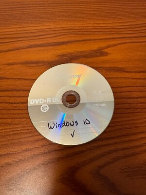 Windows 10 64-Bit Installation DVD - No Activation Key