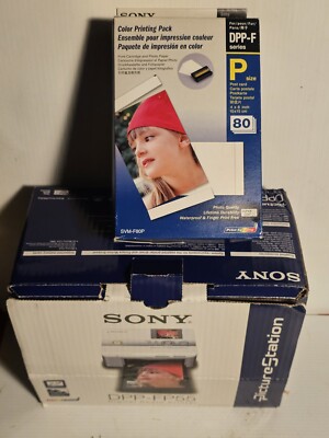 Sony Digital Photo Printer Picture Station DPP-FP55 - New - Open Box w/ SVM F80P