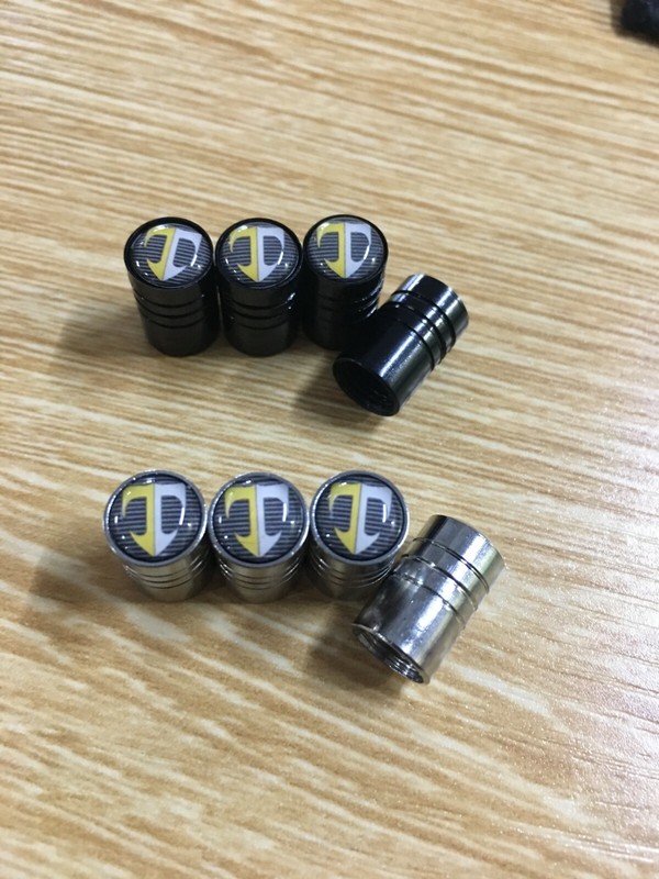 [4pcs Black] Valve Caps For Tuscani - Hyundai Coupe