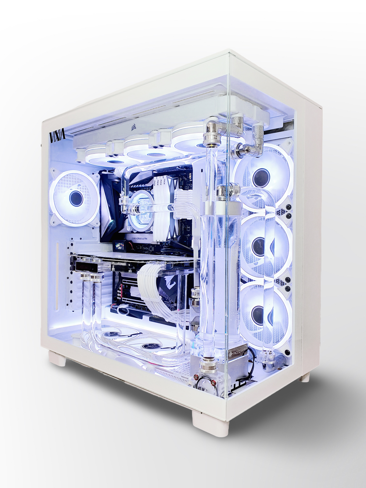 WATERCOOLED GAMING PC VIXIA CUSTOM GIGABYTE RTX 4070TI INTEL i7 14700K NVME 2TB
