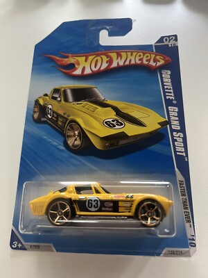 2010 Hot Wheels Faster Than Ever Corvette Grand Sport Yellow