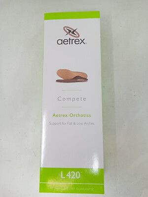 Aetrex Othotics Compete Insoles L420 Men's CHOOSE SIZE New & Ships Free
