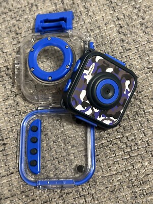 PROGRACE Adventure Kids Camera Waterproof Digital Video HD Camera 1080P 8gb Case