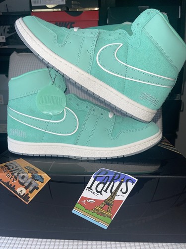 関税込 NIKE Jordan x Corporate Air Ship PE SP Light Menta Jordan Air Ship PE SP x Corporate Got Em Light Menta MENS