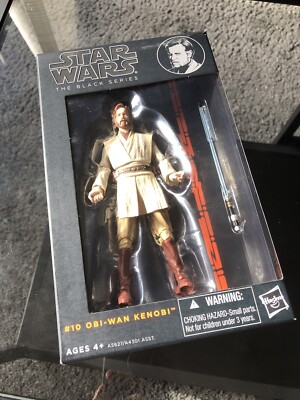 New In Box Star Wars The Black Series Obi-Wan Kenobi #10 Figure Rare OOP HTF