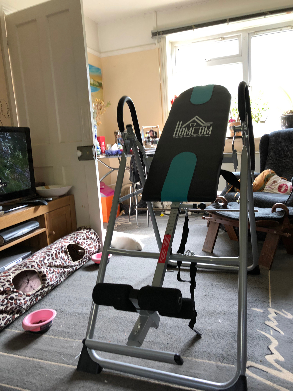 Foldable Therapy Gravity Inversion Table AB