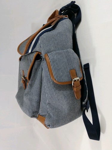 CARTERS Baby Go Ticking Stripe Diaperbag Backpack