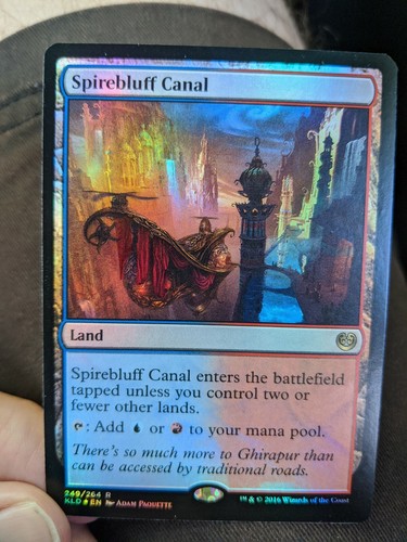 MTG 尖塔断の運河/Spirebluff Canal 4枚 foil Spirebluff Canal | Kaladesh | Star City Games