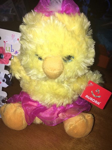 Claire’s Sterling Easter Earrings Aurora Plush Chick Bunny Hair Justice Stickers