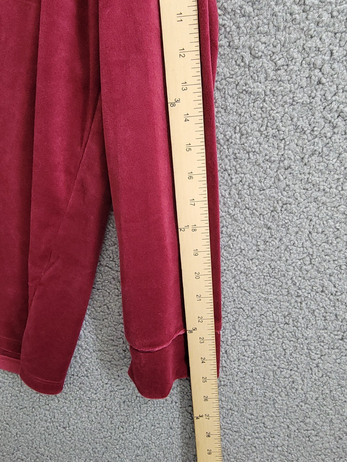 I.N.C. International Concepts Velour Notch Collar Packaged Pajama Women's XXL - Picture 5 of 17