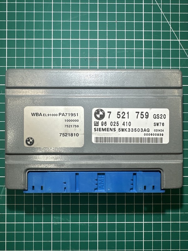 Ecu Bmw 7521759 96025410 5wk33503ag