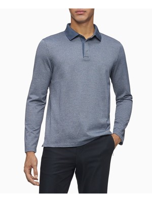 

CALVIN KLEIN Мужская серая рубашка в клетку с воротником, Серый, 40AM249