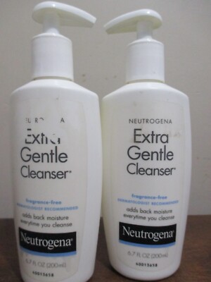 OLD OLD STOCK- 2x Neutrogena Extra Gentle Facial Cleanser Fragrance Free 6.7 oz