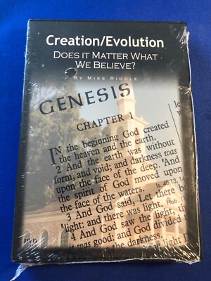Creation / Evolution (DVD) w/Mike Riddle   ....   . BRAND NEW & SEALED!