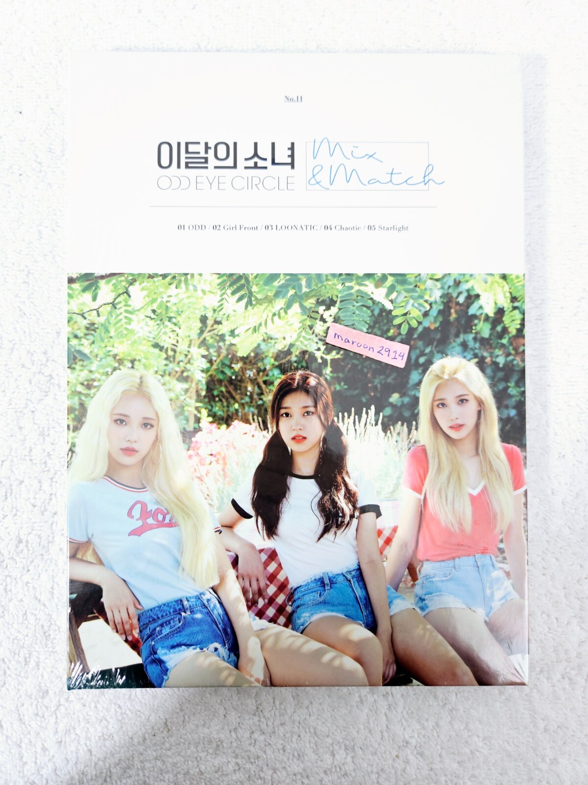 LOONA ODD EYE CIRCLE アルバム　サイン入り CD LOONA ODD EYE CIRCLE [MIX & MATCH] Autographed Signed Album