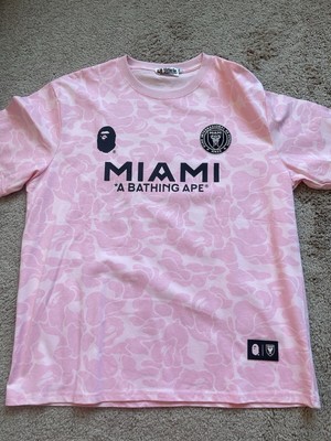 Bathing Ape BAPEx Inter Miami FC ExclusivePink Adult Fits Like XL USA Unoriginal