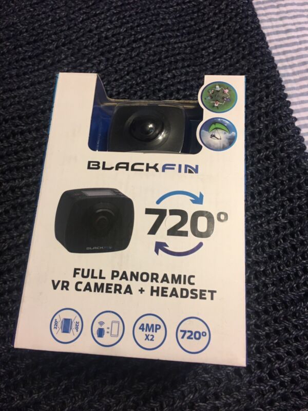 BlackFin 720 VR Action Camera & Headset, Full Panoramic VR