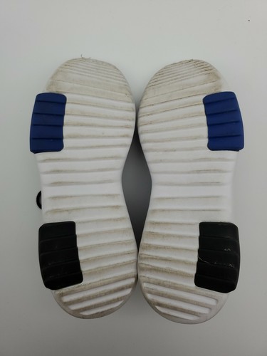 Adidas Cloudfoam Shoes Youth Sz. 1 Black White Blue SMA 23M001 | Pricetronic