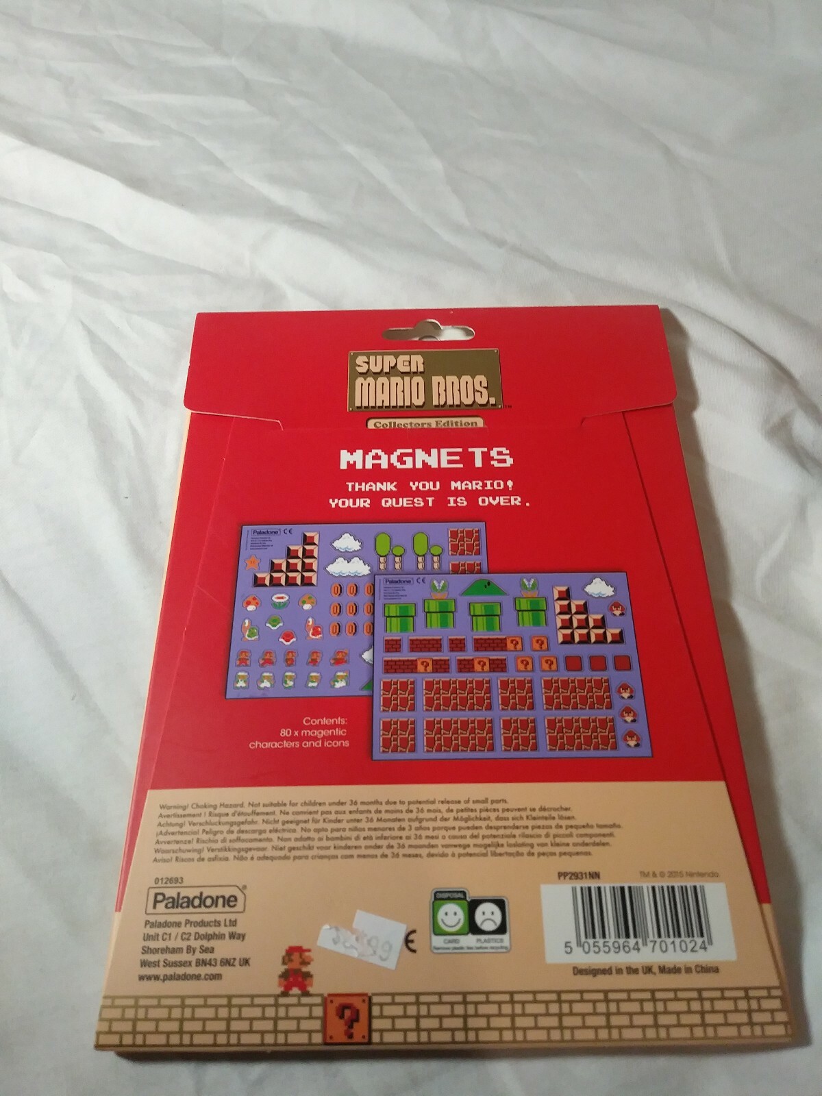 Nintendo Super Mario Bros Collectors Edition Magnets 80 Characters NES New