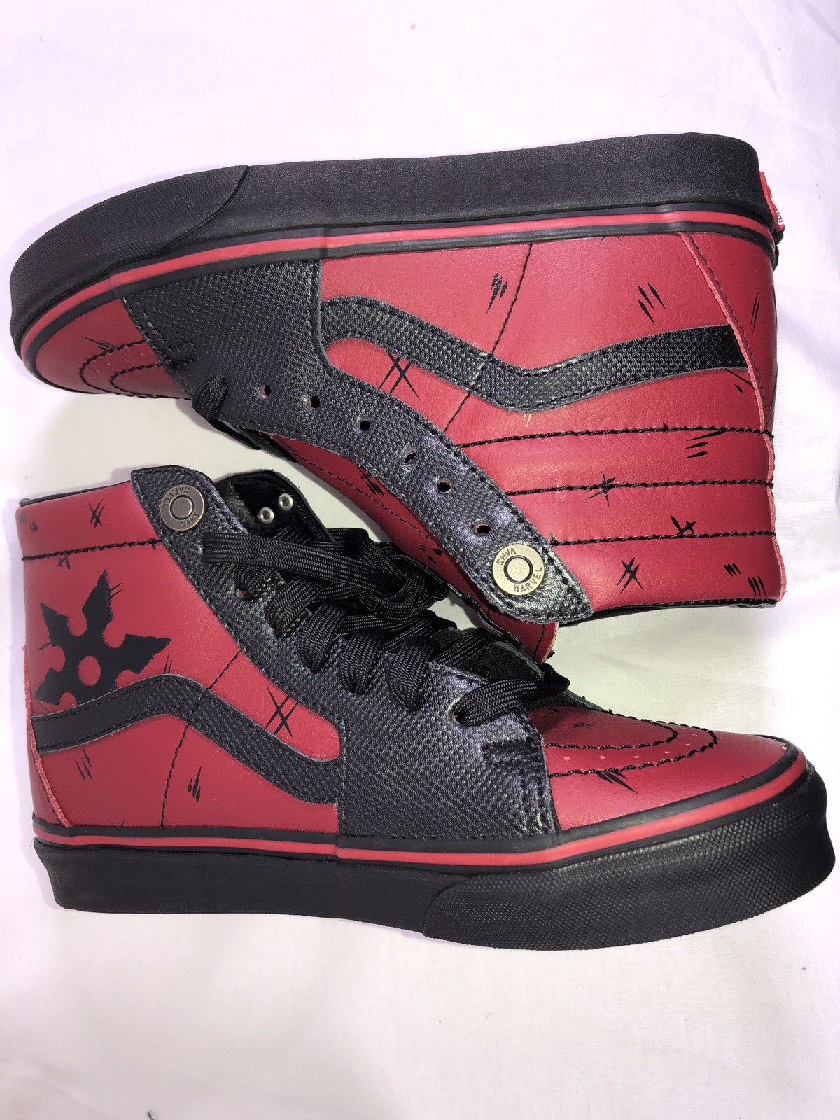 Vans X Marvel Sk8 Hi Deadpool Men's Size 4.5 Shoes Sneakers Limited Edition  Red: купить с доставкой из США, цена 15 902 руб - (401641240483)