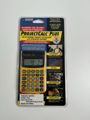 ProjectCalc Plus Calculator Model 8525 Calculated Industries Project Calculator