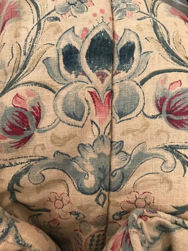 VINTAGE RALPH LAUREN COMFORTER 'Provence' pattern tan Floral KING SIZED