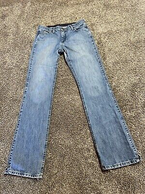 Wrangler Women s Jeans Size 10 Blue Denim 9/10X36 Cash 100% Cotton - 8041