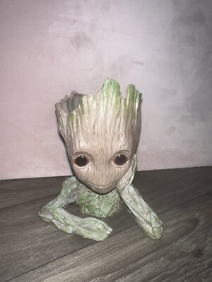 Udream Groot Plant Pot Flowerpot Cartoon Flowerpot Figures Cute Model, Groot Pot