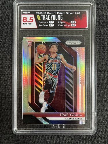 HGA 8.5 TRAE YOUNG 2018-19 Prizm #78 SILVER PRIZM REFRACTOR