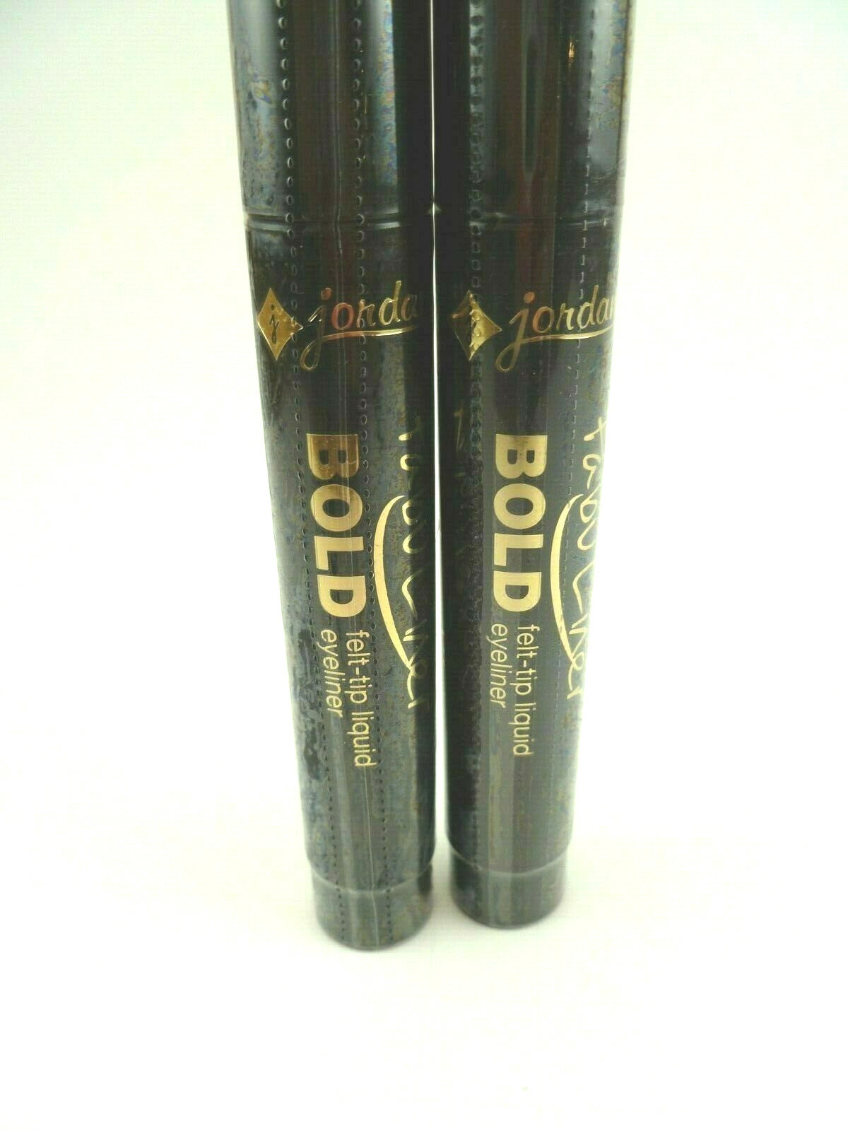 Jordana FabuLiner Bold Felt Tip Liquid Eyeliner #01 Black NEW Lot of 2