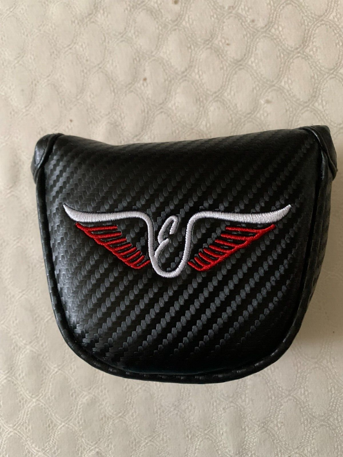 MINT EDEL Mallet Putter Headcover Black/White/Red (PP)