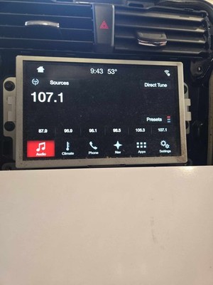 Used Info-gps-tv Screen fits: FORD FUSION 17 18 19 20