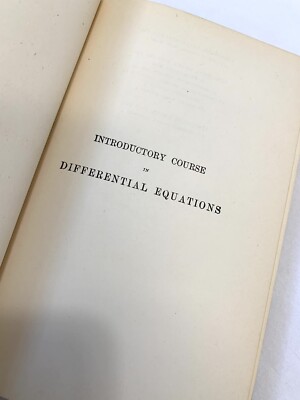 Introductory Course in Differential Equations For Students in Classical and Eng