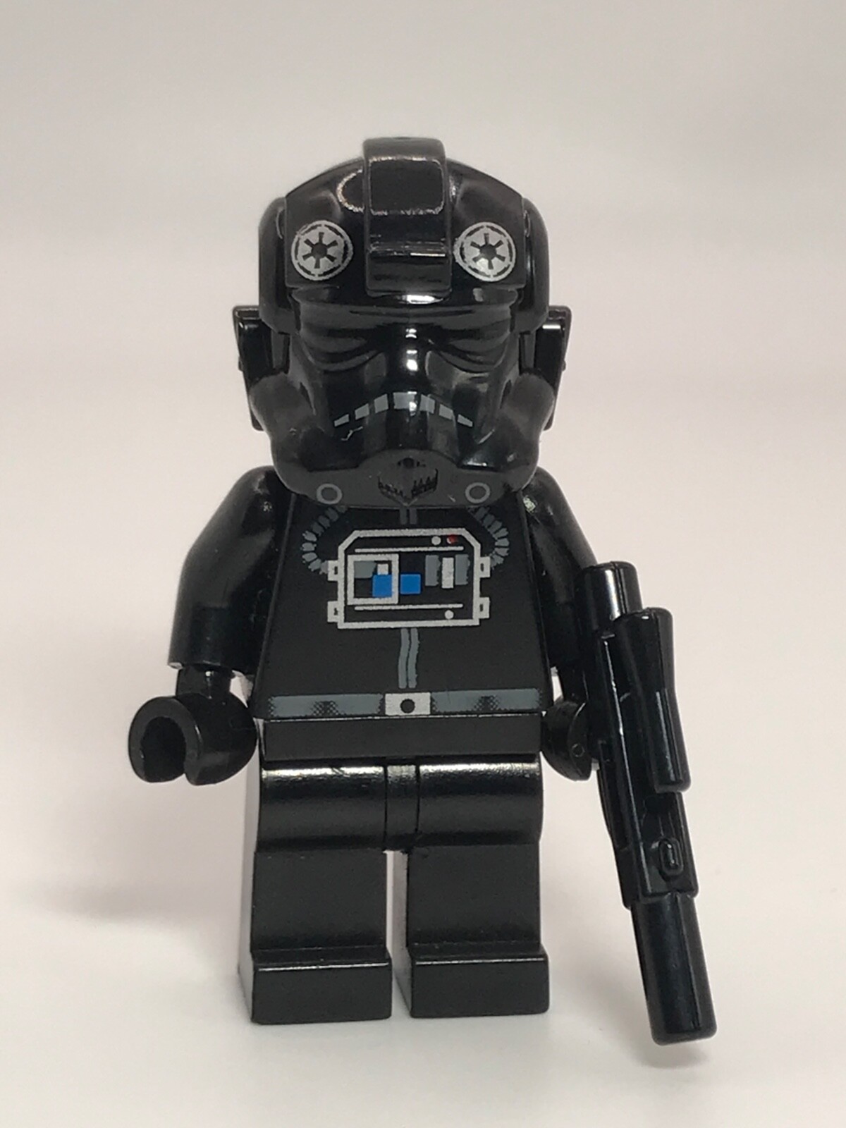 Imperial TIE Fighter Pilot Black Head, Balacla Lego Star