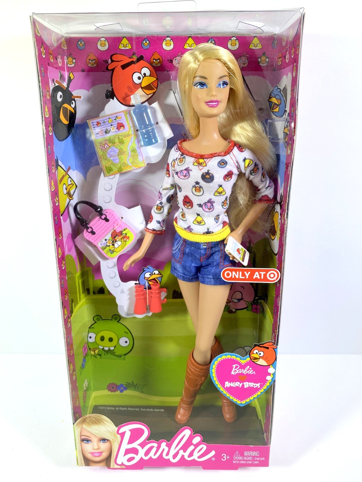 NIB BARBIE DOLL 2012 ONLY AT TARGET ANGRY BIRDS Y8721 | eBay
