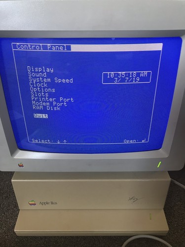 Apple IIgs System With Floppy Emu Drive.