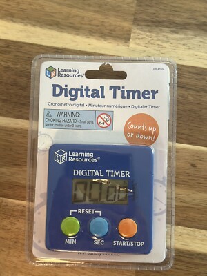 Learning Resources 100 Minutes Digital Timer:  NEW IN Package