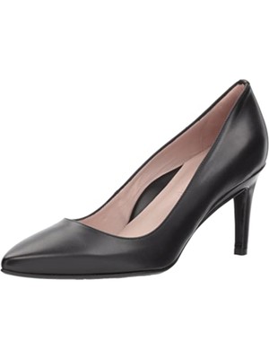 

TARYN ROSE COLLECTION Женские черные кожаные туфли-лодочки без шнуровки Gabriela Stiletto, Черный, TC0416