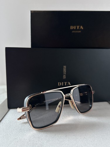 Pre-owned Dita Epiluxury Limited Edition Eplx.8 Des008-a-03 Rose Gold Black Iron Polarized In Gray