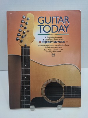 Guitar Today Book 1 Beginning Sheet Music Song Book Self Teach Practice       M9