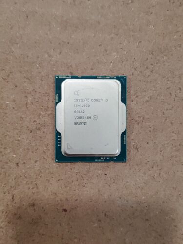 Intel Core i3 Gen 12 I3-12100 3.30 GHz Alder Lake SRL62 Intel Core i3 Gen 12 I3-12100 3.30 GHz Alder Lake SRL62
