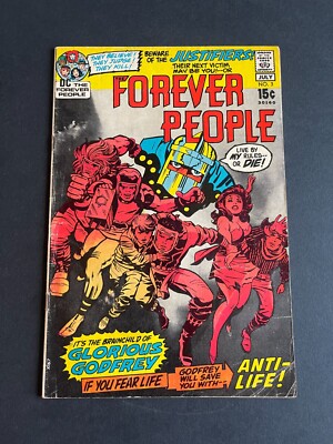 Forever People #3 - 1st Appearance Glorious Godfrey, Justifiers (DC, 1971) Fine-